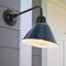 Jonathan Y Croydon 9.7 in. 1-Light Farmhouse Industrial Iron LED Gooseneck Arm Outdoor Sconce, Navy JYL7612C - alternate 8