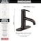 Delta Trinsic Single Handle Bathroom Faucet 559LF-RBMPU - alternate 7
