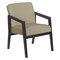 Office Star Products Espresso Finish Visitor's Chair with Castillo Cream Memory Foam Seat WD588-K004 - alternate 1