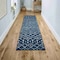 Jonathan Y Aksil Moroccan Beni Souk Navy/Cream 2 ft. x 8 ft. Runner Rug MOH208G-28 - alternate 8