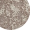 Homeroots 8' Brown And Ivory Round Abstract Washable Indoor Outdoor Area Rug 612721 - alternate 9