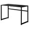 Homeroots 48" Black Glass Computer Desk 333496 - alternate 5