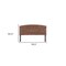 Homeroots Brown Natural and Rustic Woven Banana Leaf Curved King Size Headboard 474689 - alternate 5