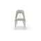 Homeroots Set of Two Gray and Silver Faux Leather and Stainless Steel Dining Side Chairs, 2PK 719104 - alternate 1