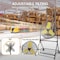Edendirect 24 in. 3 Speeds Roll-About Tilt Stand Fan with Ball Bearing Powerful 2/5HP Motor IR-FANR24T - alternate 8