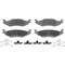Wagner Brakes Disc Brake Pad Set-MX1046 MX1046 - alternate 1