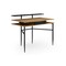 Homeroots 43" Natural and Black Writing Desk 543760 - alternate 7