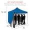 Ergodyne Blue Heavy-Duty Pop-Up Tent Kit 6055 - alternate 10