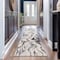 World Rug Gallery Contemporary Marble Washable Non Slip Runner Rug 2 ft x 10 ft Gray WR80GRAY2X10 - alternate 1