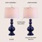 Jonathan Y Genie 28.5" Glass LED Table Lamp, Navy, 2PK JYL1061E-SET2 - alternate 13