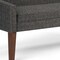 Homeroots 50in Gray and Brown Fabric and Wood Upholstered Bench 642315 - alternate 6