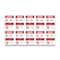 Signmission Safety Sign, OSHA Danger, 5" Height, No Swimming Bilingual, D-35-VK-1709-10PK OS-DS-D-35-VK-1709-10PK - alternate 1