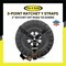 Tie 4 Safe 2'' 3 Point Ratcheting Spare Tire Tie Down Y Strap w/ Twisted Snap Hook RT53-04-9-MH01-BLK-C-1 - alternate 2