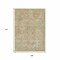 Homeroots 9' X 12' Salmon Fern Green And Beige Floral Medallion Washable Indoor Outdoor Area Rug 616632 - alternate 9