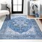 Jonathan Y Maris Ornate Medallion Machine-Washable Blue/Navy 3 ft. x 5 ft. Area Rug WSH109B-3 - alternate 1