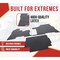 Mytee Products 3Pcs Latex Semi Truck Black Floor Mats Liners for Peterbilt 357, 377, 378 (2004) MAT-PTMT3P-2D04 - alternate 7