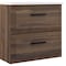 Homeroots 24" Dark Brown Wood Floating Bathroom Vanity With White Sink And Two Drawers 624198 - alternate 5