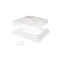 Nuvo Iron 6-in x 6-in White Rigid Plastic Pyramid Post Cap PCP29-WEC - alternate 1