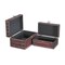 Homeroots Set of Two Brown Wood And Metal Box With Lid, 2PK 489351 - alternate 7