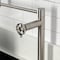 Kingston Brass Deck Mount Pot Filler Faucet with Knurled Handle, Brushed Nickel KS4708RKX - alternate 6
