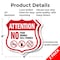 Signmission Property Shield Sign No Food No Drinks N, 6 inch X 6 inch, Plastic Sign, 2PK SHI-P-2PACK-6-455 - alternate 6