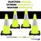 Traffic Kontrol 18in Traffic Safety Cone, 3Lbs, Lime, 6in Hi Intensity Reflective Collars, Bulk Pallet, 1856PK TKTC-18-3-LM-1C-1856 - alternate 7