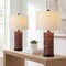 Jonathan Y Elicia 25" Coastal Water Hyacinth LED Table Lamp, Dark Brown, 2PK JYL6502B-SET2 - alternate 9