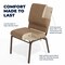 Flash Furniture Advantage Mixed Tan Church Chair 20.5" Wide PCHT-105 - alternate 10
