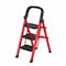 Wrightmaster 2.95 ft. Steel Step Ladder, 8 ft. Reach, 500 lbs. Capacity with Non-Marring Feet ZoroY-RED7 - alternate 1