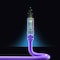 Maximm Cat6 Ethernet Cable 10Gbps 550MHz UTP, Purple ICT01PU - alternate 3