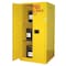 Securall Hazardous Waste Can Storage Cabinet, 60 Gallon, 2 Shelves, 31 in W x 65 in H x 31 in D, Yellow W1060 - alternate 1