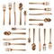 Megachef Baily 20 Piece Flatware Utensil Set, Stainless Steel Service for 4 in Rose Gold MCFW-BAILY-ROSEGOLD - alternate 7