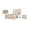 Homeroots Three Piece White Solid Wood Bedroom Set 636276 - alternate 10