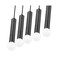 Z-Lite Stari 5-Light Linear Chandelier, 4.75 in W, Matte Black 1956P-5L-MB - alternate 7