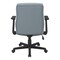 Office Star Products Exec Seating Faux Leather Mid Back Managers Office Chair, Charcoal Grey FL91201-u42 - alternate 9