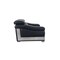 Homeroots 73in Black And Silver Genuine Leather Love Seat 329714 - alternate 6