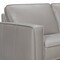 Homeroots Gray Leather L Shaped Three Piece Corner Sectional 548959 - alternate 15