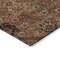 Homeroots 3' X 5' Orange Copper And Brown Floral Washable Indoor Outdoor Area Rug 588906 - alternate 9