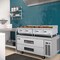 Koolmore 48 in. Commercial Chef Base Refrigerator Storage Cabinet, Pull-Out Drawers, Rolling Caster Wheels KM-BR-482D - alternate 9