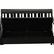 Homeroots 42in Black Solid Wood Distressed Storage Bench With Flip Top 733249 - alternate 9