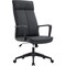Leisuremod Aiaria Ergonomic High Back Office Chair - PU Leather/Polyester, Adjustable, Swivel, Comfortable AO50BLL - alternate 1