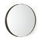 Homeroots 24" Gold Metal Round Accent Mirror 607279 - alternate 5
