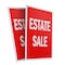 Signmission Estate Sale, Plastic Signs Only 24 Inch x 36 Inch, Corrugated Plastic, 2PK CSB-2436-2PACK-Estate Sale - alternate 1