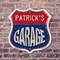 Signmission Patrick's Garage, 6 Inch X 6 Inch, Plastic Sign SHI-P-6-383-PATRICK - alternate 6