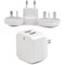 Startech.Com White Dual Port USB Wall Charger - High Power (17 Watt / 3.4 Amp) - Travel Charger (International) USB2PACWH - alternate 1