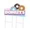 Signmission Mini Donuts Die Cut Yard Sign & Stake outdoor plastic coroplast window, C-DC-2436-Mini Donuts19 C-DC-2436-Mini Donuts19 - alternate 1