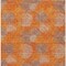 Homeroots 9' X 12' Orange Silver And Peach Polka Dot Washable Indoor Outdoor Area Rug 614687 - alternate 9