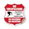 Signmission No Trespassing Sign This Property Is Pro, 12 Inch X 12 Inch, Vinyl Decal SHI-D-12-425 - alternate 1
