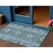 Homeroots 3' X 5' Blue Geometric Washable Indoor Outdoor Area Rug 607434 - alternate 1
