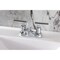 Kingston Brass Double-Handle 4" Centerset Bathroom Faucet with Pop-Up Drain, Polished Chrome FB5621CML - alternate 6